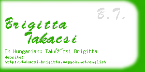 brigitta takacsi business card